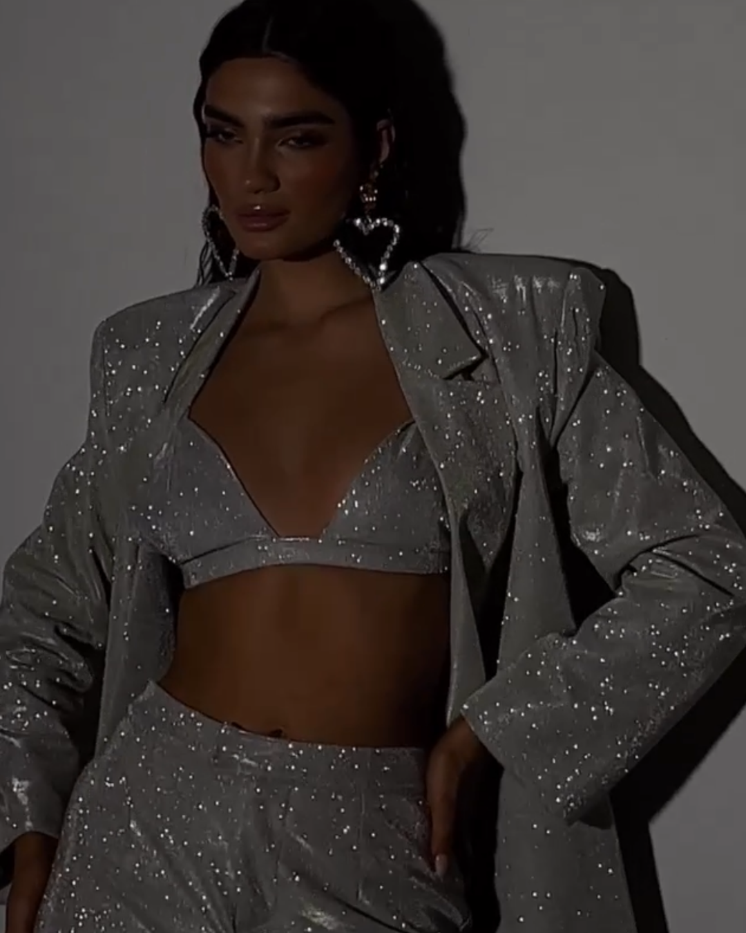 Gold Glitter 3 Piece Suit