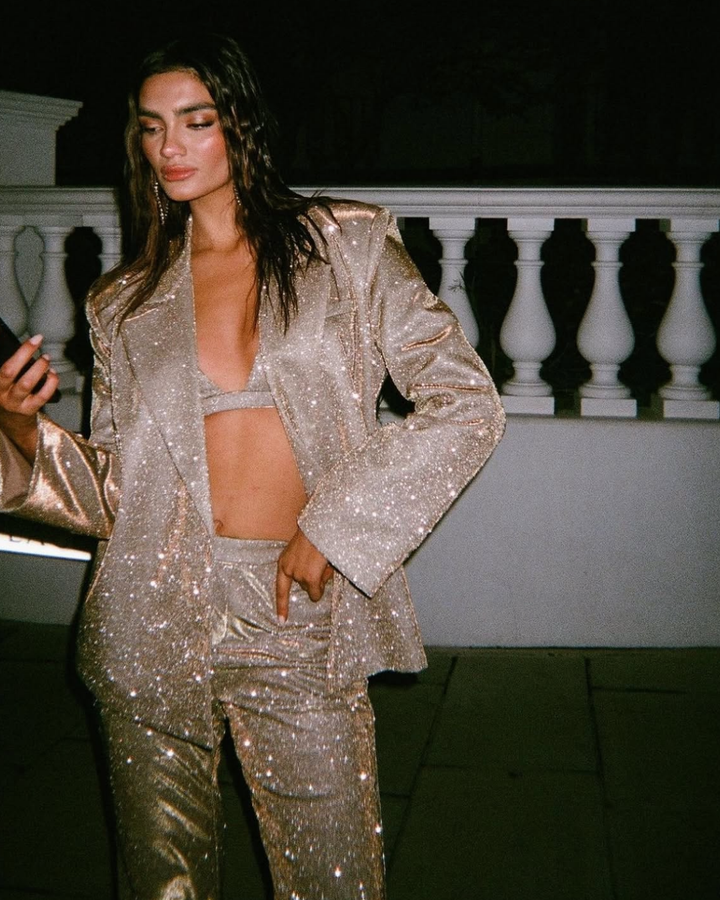 Bronze Glitter 3 Piece Suit